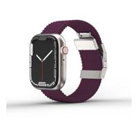 AmazingThing 41mm Titan Weave Braided Sport with Titanlink Band for Apple Watch Series 7 - Dark Cherry - thumbnail