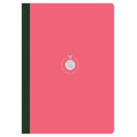 Flexbook Smartbook Ruled B5 Notebook - Large - Pink Cover/Green Spine (17 x 24 cm) - thumbnail