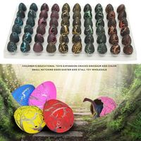 60Pcs Black Magic Add Water Dinosaur Eggs Hatching Dino Growing Toy Gifts Model Intelligence Toys