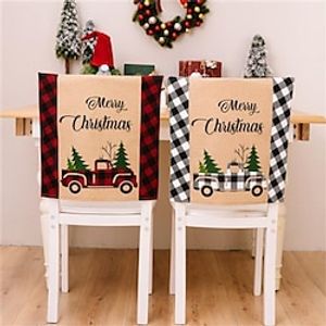 Christmas Decorations Home Atmosphere Decoration Chair Covers Christmas Chair Covers miniinthebox