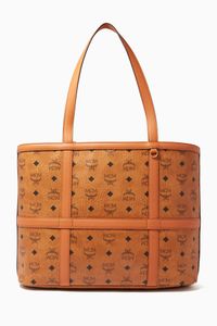 Medium Delmy Shopper Bag in Visetos