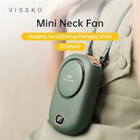 Portable Hanging Neck Fan Mini Fans with Adjustable Lanyard Bladeless USB Rechargeable Sports Cooling Fan for Kids Travel Lightinthebox