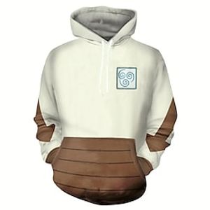 Avatar: The Last Airbender Appa Cosplay Costume Hoodie Back To School 3D Printing Hoodie For Men's Women's Adults' Terylene miniinthebox