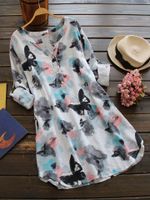 Butterfly Printed Women Dresses