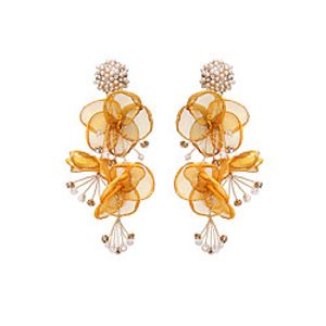 Women's Drop Earrings Earrings Dangle Earrings Fancy Statement Bohemian Cute Sweet Imitation Pearl Earrings Jewelry Champagne For Street Gift Date Vacation Festival miniinthebox