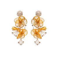 Women's Drop Earrings Earrings Dangle Earrings Fancy Statement Bohemian Cute Sweet Imitation Pearl Earrings Jewelry Champagne For Street Gift Date Vacation Festival miniinthebox - thumbnail