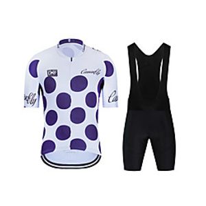 CAWANFLY Boys' Short Sleeve Cycling Padded Shorts Cycling Jersey with Bib Shorts Cycling Jersey with Shorts Summer Spandex RedBlue BlueWhite BlackWhite Bike Shorts Sports Geometic Mountain Bike Lightinthebox