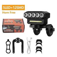 LED Cycling Lights Mountain Bike Lights Glare Night Riding Bell Super Loud Universal Children's Balanced Bicycle Headlight Horn Lighting. Lightinthebox