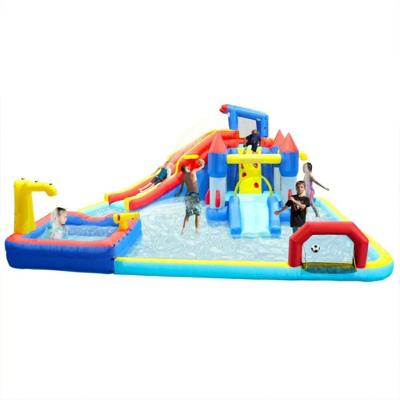 Megastar 10 In 1 Inflatable H20 water Fight Bounce House Water Park - 18.92FTX17.08 FTX8.08FT Megastar 10 In 1 Inflatable H20 water Fight Bounce House Water Park - 18.92FTX17.08 FTX8.08FT