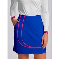 Women's Tennis Skirts Golf Skirts Blue Sun Protection Tennis Clothing Ladies Golf Attire Clothes Outfits Wear Apparel miniinthebox