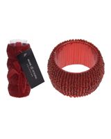 Homesmiths Christmas Napkin Rings Set of 4 Red