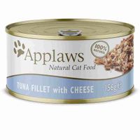 Applaws Cat Tuna with Cheese Wet Food Tin 156G Pack Of 10 Applaws Cat Tuna with Cheese Wet Food Tin 156G Pack Of 10