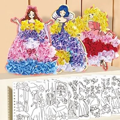 Internet Celebrity's Ever-changing Princess Dressing Up With Creative Children's Diy Graffiti Painting Book Toys Lightinthebox Internet Celebrity's Ever-changing Princess Dressing Up With Creative Children's Diy Graffiti Painting Book Toys Lightinthebox