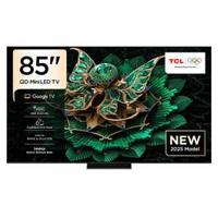 TCL 85-Inch 4K Premium QD-Mini LED Google TV, Dolby Vision IQ, HDR10+, 144Hz Refresh Rate (85C7K)