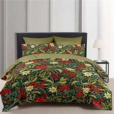100% Cotton Duvet Cover Floral Pattern Duvet Cover Set Soft 3-Piece Luxury Bedding Set Home Decor Gift Lightinthebox 100% Cotton Duvet Cover Floral Pattern Duvet Cover Set Soft 3-Piece Luxury Bedding Set Home Decor Gift Lightinthebox