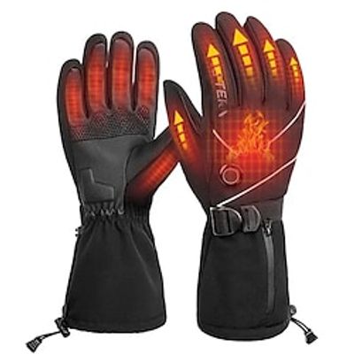 Heated Gloves Battery Powered Touchscreen Waterproof Heating Gloves Winter Warm Ski Gloves for Climbing Hiking Cycling Motorcycling Skiing Snowboarding miniinthebox