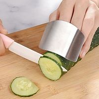 2pcs stainless steel hand protector for cutting vegetables Practical kitchen small tools Multi purpose hand protector for cutting miniinthebox - thumbnail