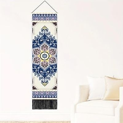 Bohemian Mandala Woven Tapestry Nordic Living Room Bedroom Home Decor Boho Tapestry Entrance Wall Hanging Tassel miniinthebox