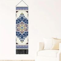 Bohemian Mandala Woven Tapestry Nordic Living Room Bedroom Home Decor Boho Tapestry Entrance Wall Hanging Tassel miniinthebox