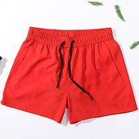 Men's Shorts Drawstring Pocket Solid Color Sport Athleisure Shorts Bottoms Quick Dry Breathable Soft Tennis Exercise  Fitness Running Walking Training Casual Daily Outdoor Exercising  Summer Lightinthebox - thumbnail