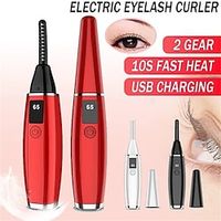 Heated Eyelash Curler USB Rechargeable LCD Display for Eyelashes Curling Natural Temperature Sensor Quick Heating Long Lasting Safe Hassle-Free Lightinthebox - thumbnail