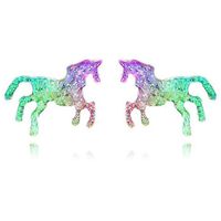 Sweet Rainbow Unicorn Earrings