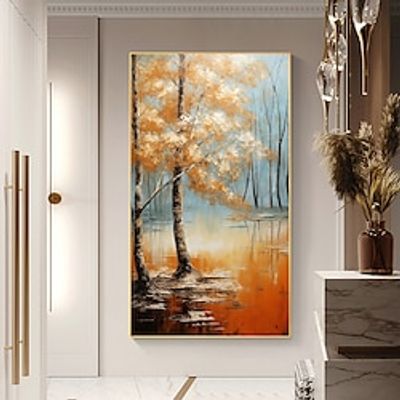 Handmade Oil Painting Canvas Wall Art Decor Original Autumn Forest Home Decor With Stretched FrameWithout Inner Frame Painting Lightinthebox Handmade Oil Painting Canvas Wall Art Decor Original Autumn Forest Home Decor With Stretched FrameWithout Inner Frame Painting Lightinthebox