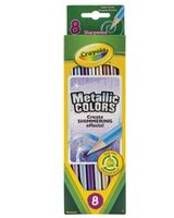 Crayola 8 Metallic Colored Pencils