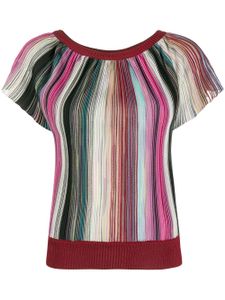 Missoni striped T-shirt - Red