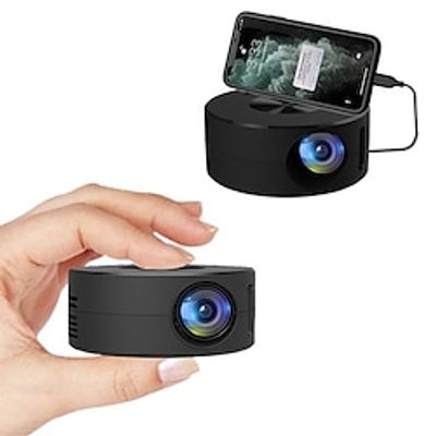 YT200 LED Projector Mini Handheld Pocket Portable Prejecting Wired Screen Mirroring from iOS Android Smartphones for Kids Classical Movies Retro Films Lightinthebox