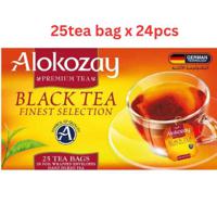 Alokozay Black Tea - 25 Tea Bags In Foil Wrapped Envelopes X Pack Of 24