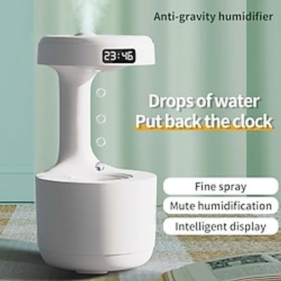 Anti-gravity humidifier household small lamp water droplet backflow anti-dry burning wholesale cross-border silent large fog volume atmosphere lamp Lightinthebox Anti-gravity humidifier household small lamp water droplet backflow anti-dry burning wholesale cross-border silent large fog volume atmosphere lamp Lightinthebox
