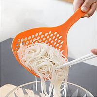 Japan Colander Household Kitchen Strainer High Temperature Resistant Large Spoon Long Handle Noodle Cooking Dumplings Slippery Spoon Lightinthebox - thumbnail