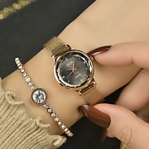 gedi compact waterproof watch ladies quartz watch fashion trend student mesh belt female watch miniinthebox