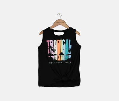 Kids Girls Graphic Print Top Black Combo Kids Girls Graphic Print Top Black Combo