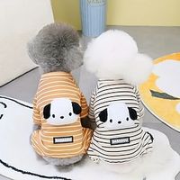 Pet Clothes Puppy Jumpsuit For Small Dogs - Soft Stretch DogPajamas Cute Avocado Graphic Dog Pjs Shirts Dog Outfits Onesies ForPet Dog Clothing Fleece Panda On Back Lightinthebox - thumbnail
