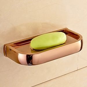 Soap Dishes Rose Golden Smart Modern Brass 1PC - Bathroom Single Wall Mounted miniinthebox