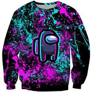 Men's Unisex Sweatshirt Cartoon Graphic Prints Print Casual Daily Holiday 3D Print Basic Designer Hoodies Sweatshirts  1 2 3 miniinthebox
