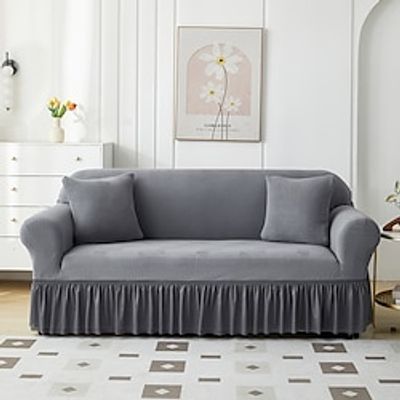 Stretch Couch Covers Sectional Sofa Cover For Dogs Pet, Slipcovers For Love Seat, L Shaped,3 Seater, U Shaped, Arm Chair Washable Couch Protector miniinthebox Stretch Couch Covers Sectional Sofa Cover For Dogs Pet, Slipcovers For Love Seat, L Shaped,3 Seater, U Shaped, Arm Chair Washable Couch Protector miniinthebox