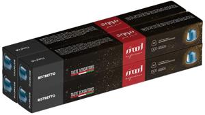 Nespresso Aluminium Pods Ristretto - Mood Espresso (Pack of 4 - 40 Capsules)