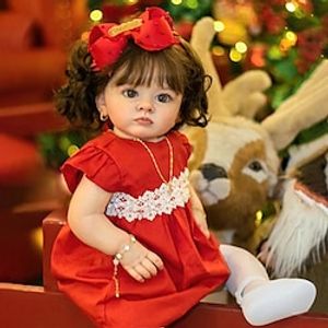 24 inch Doll Reborn Baby Doll lifelike Cute Non Toxic Creative Cloth with Clothes and Accessories for Girls' Birthday and Festival Gifts Lightinthebox