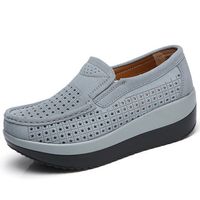 Hollow Out Leather Breathable Shoes