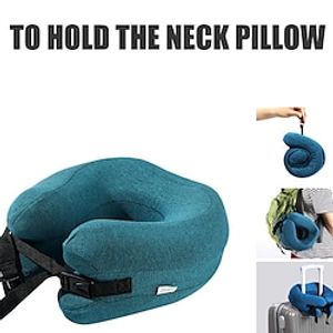 U-shaped Pillow Memory Foam Travel Pillow Airplane Car Neck Pillow Neck Pillow with Storage Bag Portable miniinthebox