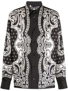 Dolce & Gabbana bandana print buttoned shirt - Black
