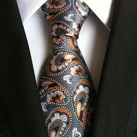Men Business Jacquard Lattice Tie Working Formal Suit Tie