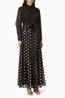 Narcisa Chemisier Polka Dots Dress in Silk - thumbnail