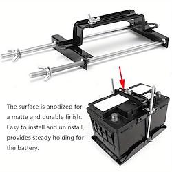 Starfire Car Battery Fixed Bracket Car Battery Tray Bracket Iron Plastic Battery Solid Bracket Lightinthebox