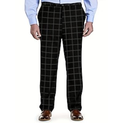 Men's Dress Pants Trousers Suit Pants Pocket Plaid Comfort Breathable Outdoor Daily Going out Fashion Casual Black White miniinthebox Men's Dress Pants Trousers Suit Pants Pocket Plaid Comfort Breathable Outdoor Daily Going out Fashion Casual Black White miniinthebox