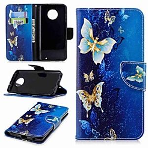Case For Motorola MOTO G6 / Moto G5s / Moto G5 Plus Wallet / Card Holder / with Stand Full Body Cases Butterfly Hard PU Leather miniinthebox