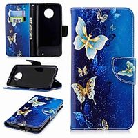 Case For Motorola MOTO G6 / Moto G5s / Moto G5 Plus Wallet / Card Holder / with Stand Full Body Cases Butterfly Hard PU Leather miniinthebox - thumbnail